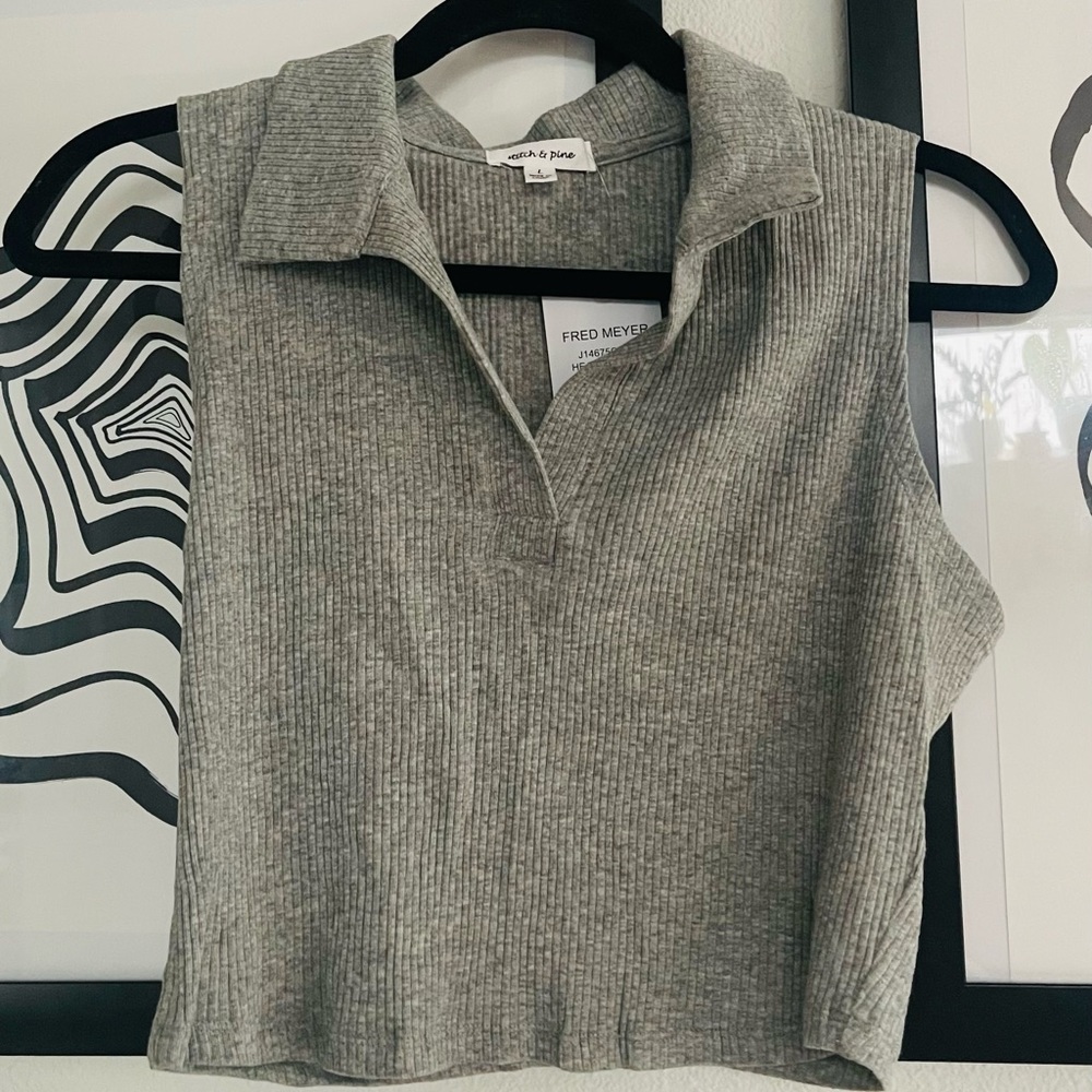 Y2K Collar Crop Top
